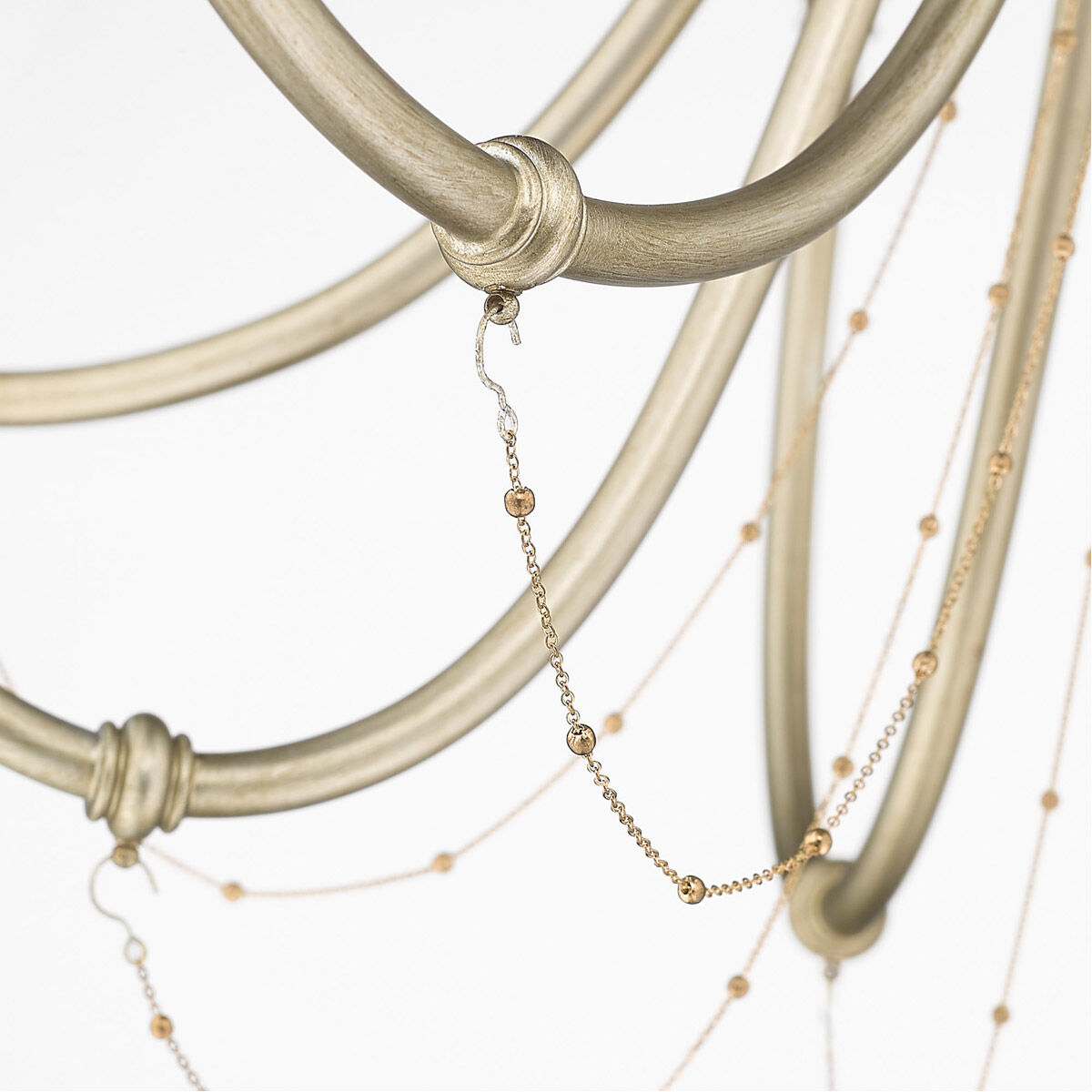 White and gold chandelier clearance